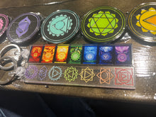 Load image into Gallery viewer, Chakra Acrylic Keychains
