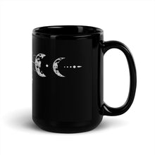 Load image into Gallery viewer, Moons&#39; Black Glossy Mug
