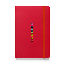 Load image into Gallery viewer, Chakra Coins Hardcover bound notebook
