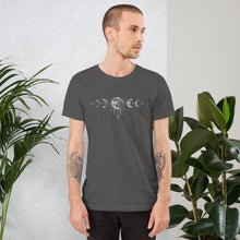 Load image into Gallery viewer, Symbol Goddess off-white Moons; Unisex t-shirt
