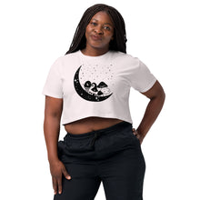 Load image into Gallery viewer, Moon Shroom Women’s crop top
