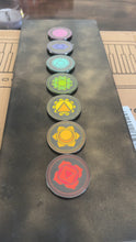 Load image into Gallery viewer, Chakra Collector Coins - Metal Plate 6&quot; x 14&quot;
